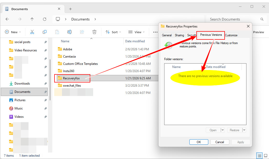 File not included in backup