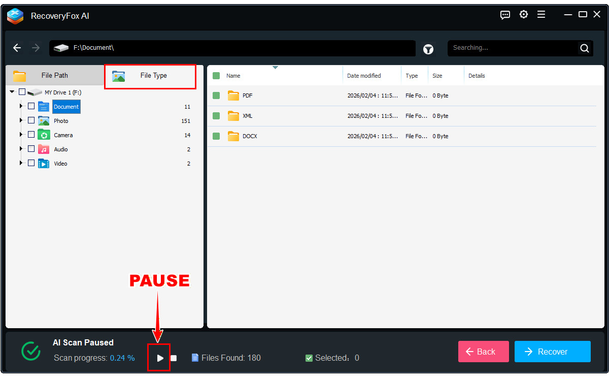 Scan Files on a Formatted Hard Drive