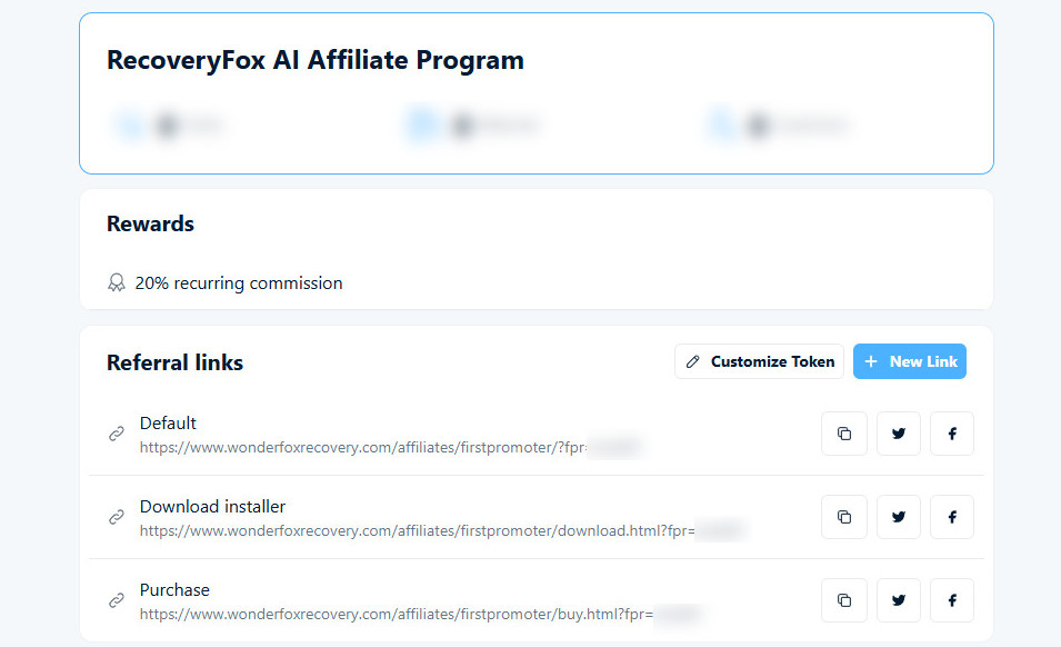 Copy Affiliate Referral Link