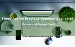 There Are No Previous Versions Available