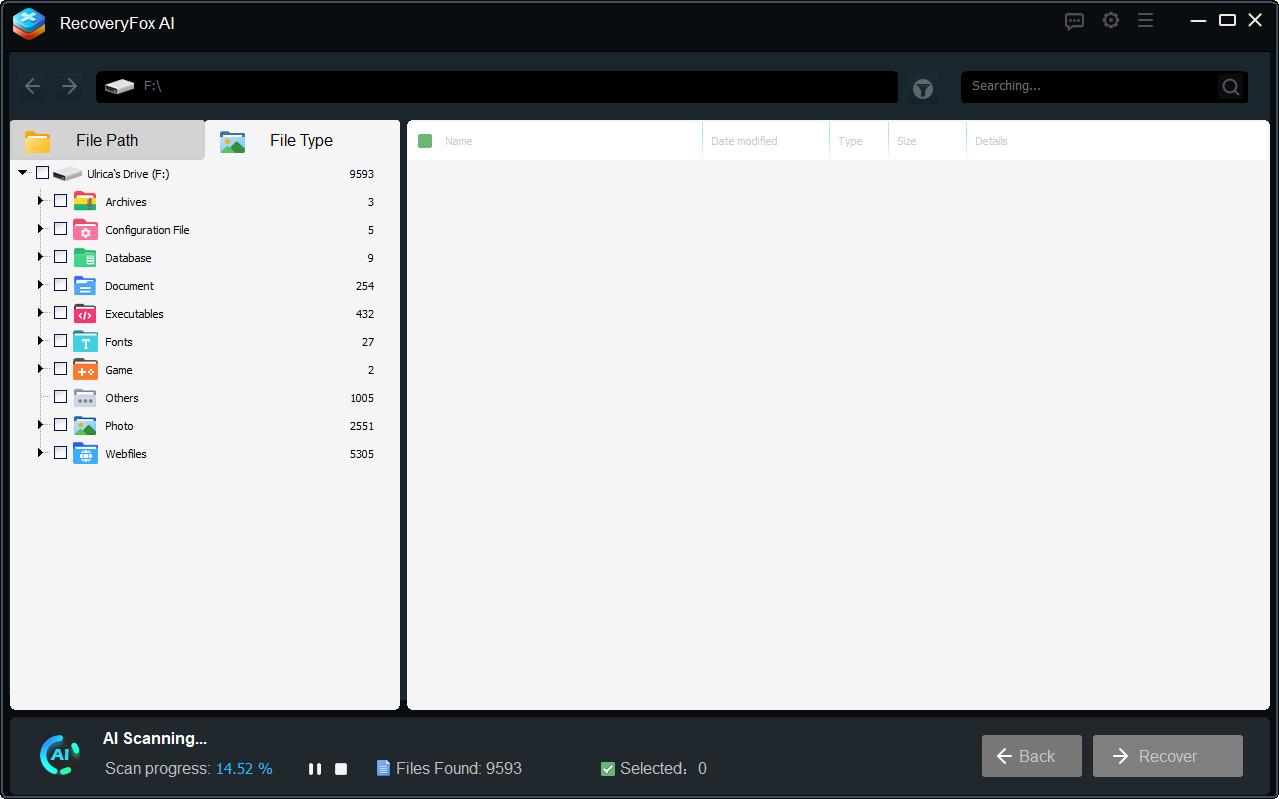 Scan the External Device
