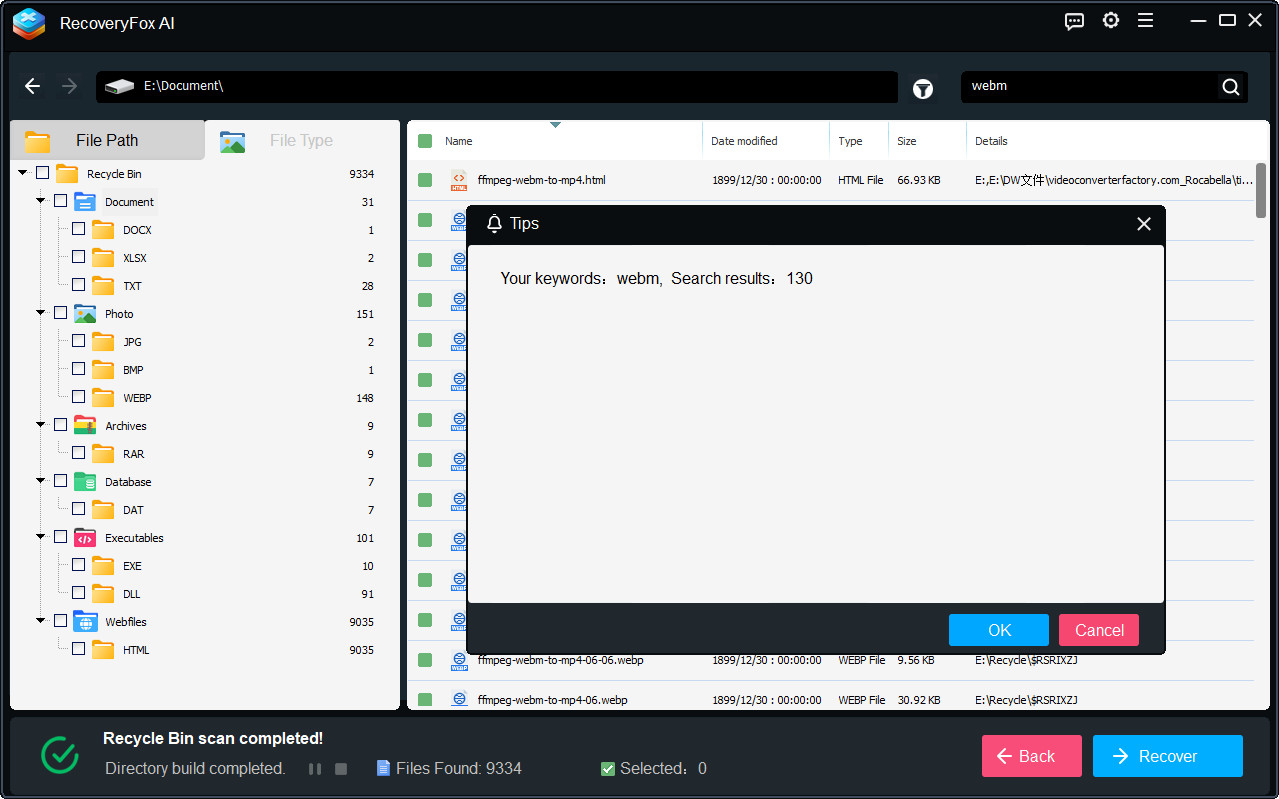  Filter Files by Name and Keywords