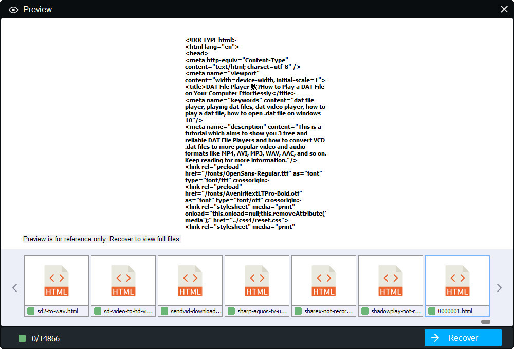RecoveryFox AI Preview Webfiles