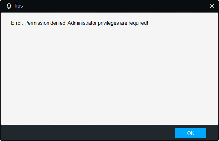 RecoveryFox AI Administrator Error