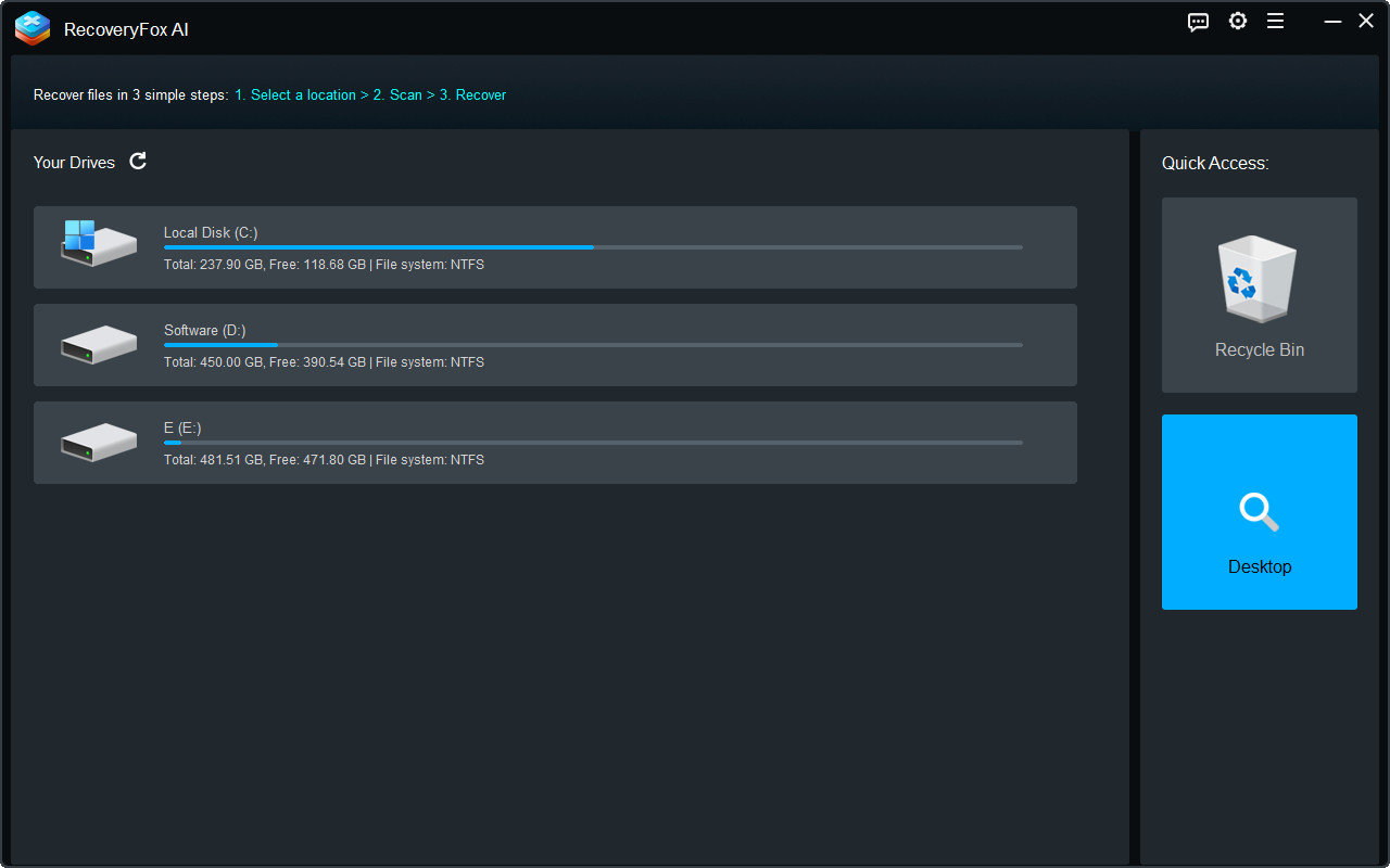 Select File Location