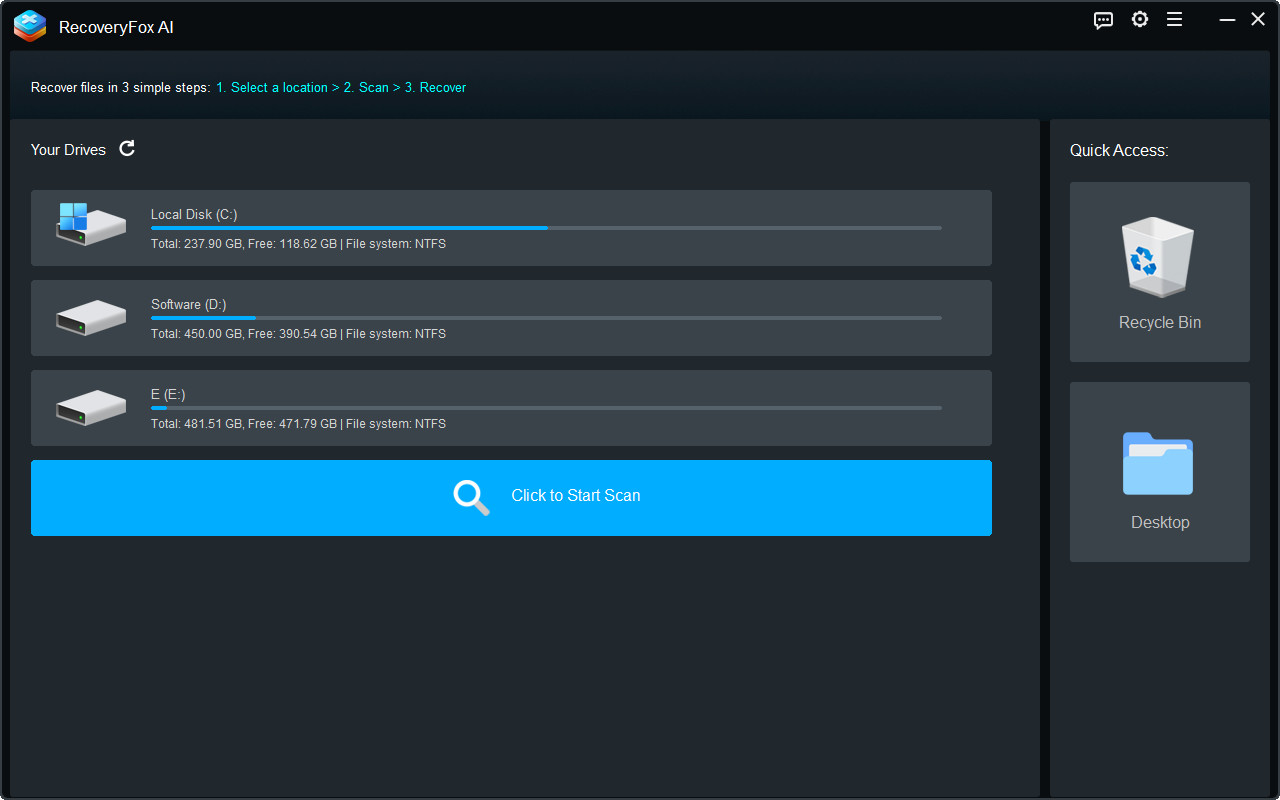 Select File Location
