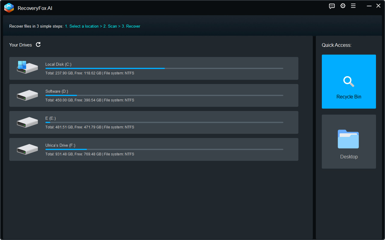 Select File Location