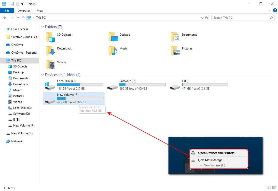 Connect Your USB to PC