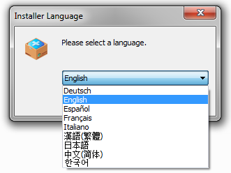 Select language