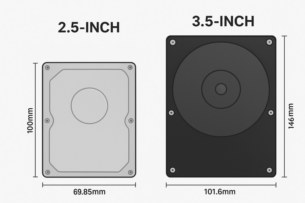 Drive Size 2.5-inch vs 3.5-inch