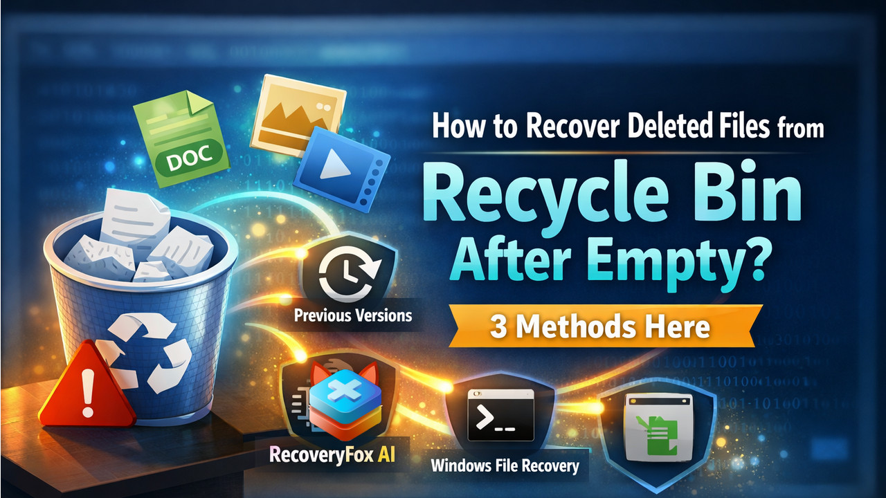 3 Proven Methods to Recover Deleted Files from Recycle Bin after Empty ...